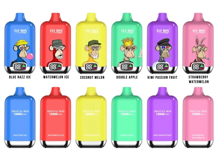 Elf box digital 12000puffs vape 6 Elf box digital 12000puffs vape 6